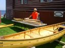 Canoe fabrication demonstration